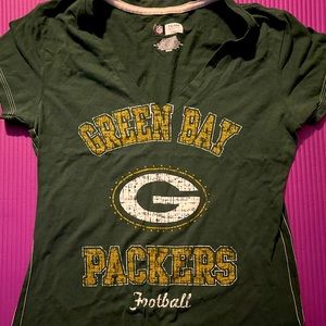 Green Bay Packers V-Neck Tee
